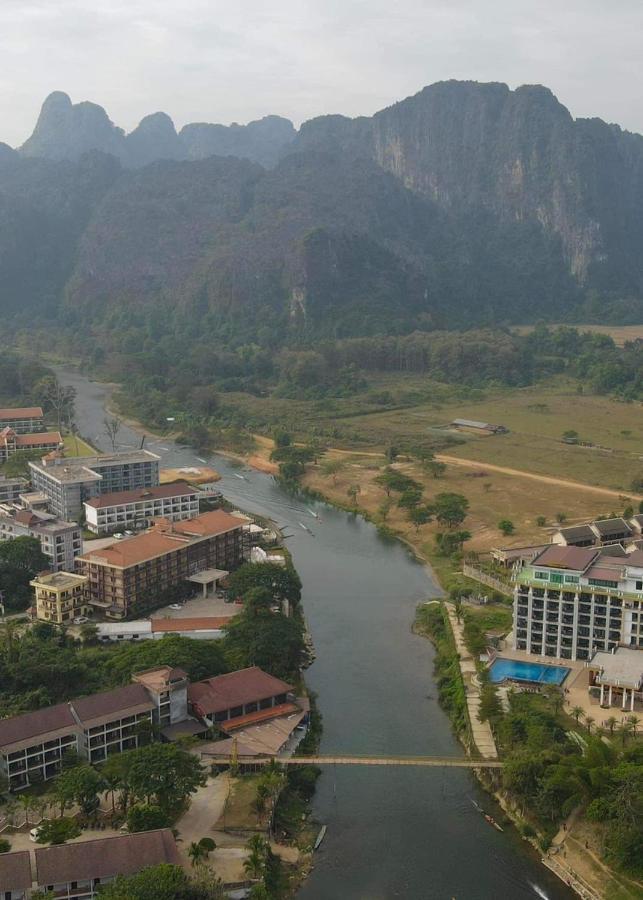Downtown Vang Vieng Hotel Exteriér fotografie